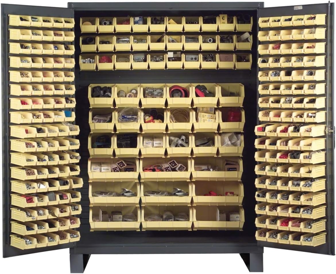 Storage Cabinet 227 Bins 24x84