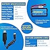 7.4V 3000mAh 15C 2S T-plug Li-ion Battery With USB Charging Cable For WLtoys 12423 MJX 14301 14303 14302 H16PL High-Speed RC Cars 1/10,1/12,1/16 Ratio RC Trucks,RC Ship Backup Battery