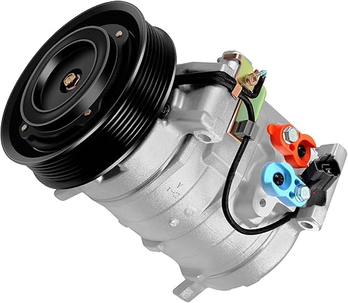 ASTOU Compresor de CA compatible con Honda para compresor de aire acondicionado Accord 2.4L 2003-2007 y embrague de repuesto CO 28003C