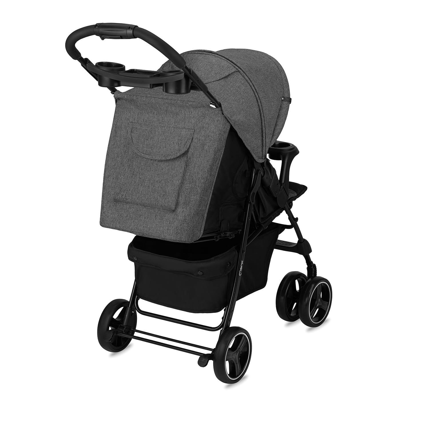 Poussette MoMi ISLA 6 mois 15 kg harnais 5 points panier couvre-pieds porte-gobelet plateau goûter sac couches