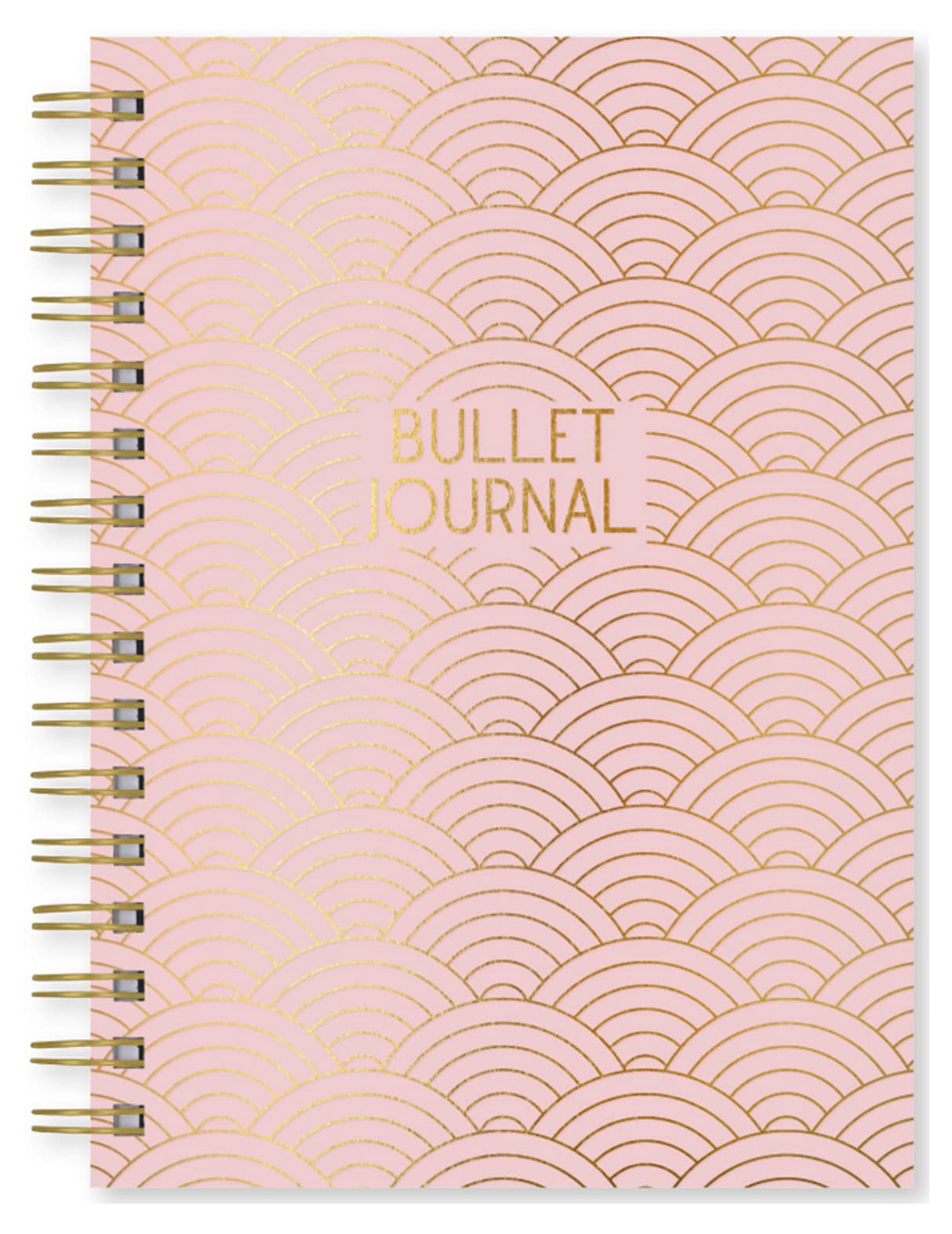 DesignGroup Pink A5 Notebook Dotted Grid Paper Spiral Bound Cover