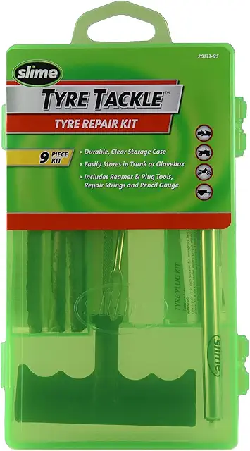 Kit de Reparación de Neumáticos de 9 Piezas - Reparación Rápida y Fácil