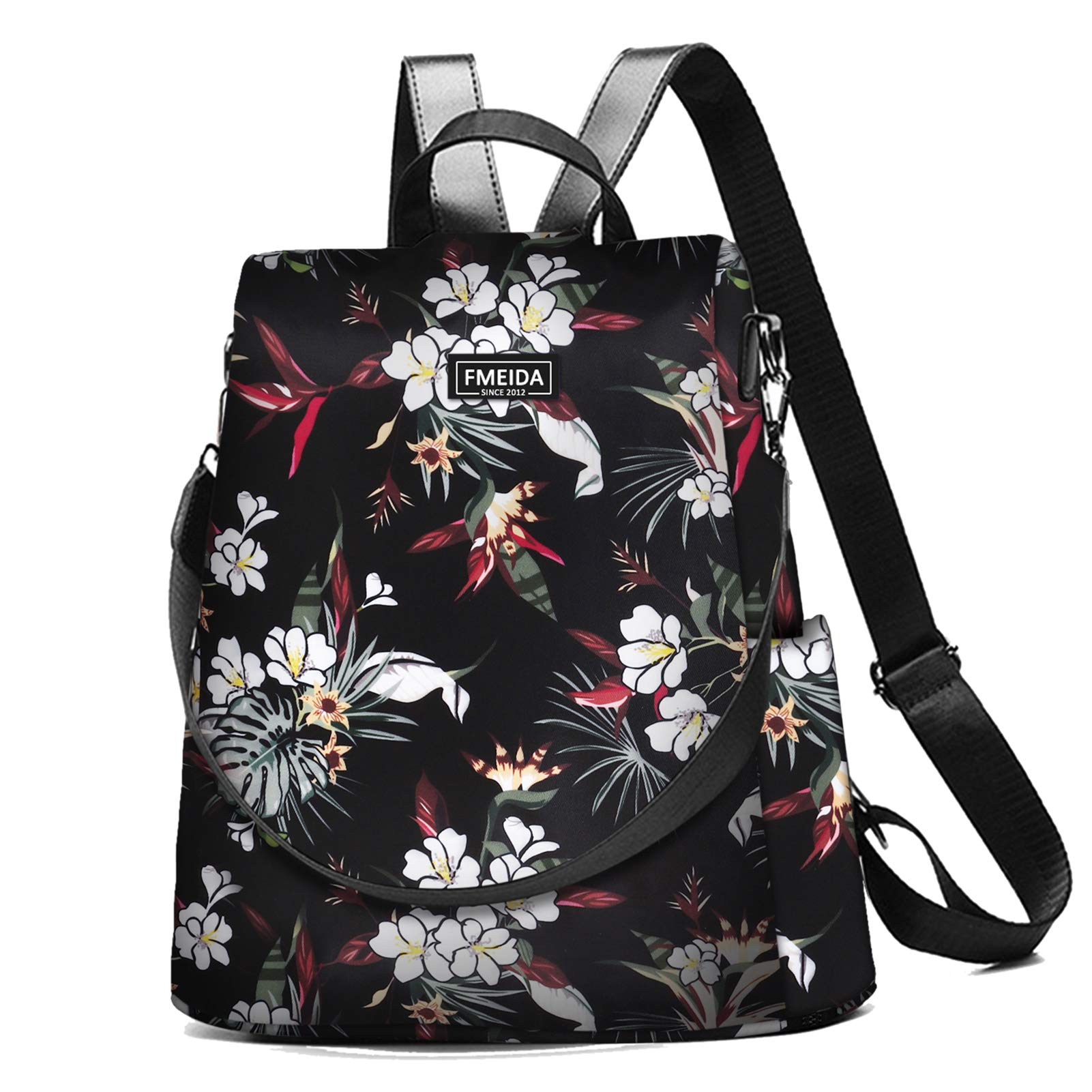 Fmeida Zaino Donna Antifurto Moda Borsa Donna con Tracolla Borse Zainetto da Viaggio Impermeabile