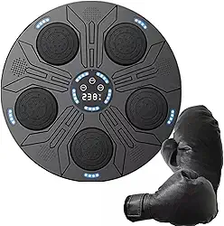Máquina de Boxe Eletrônica Inteligente com Sensor – Painel LED com 9 Alvos Interativos para Parede