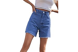 Women's High Waist Denim Shorts: Unparalleled Comfort and Style