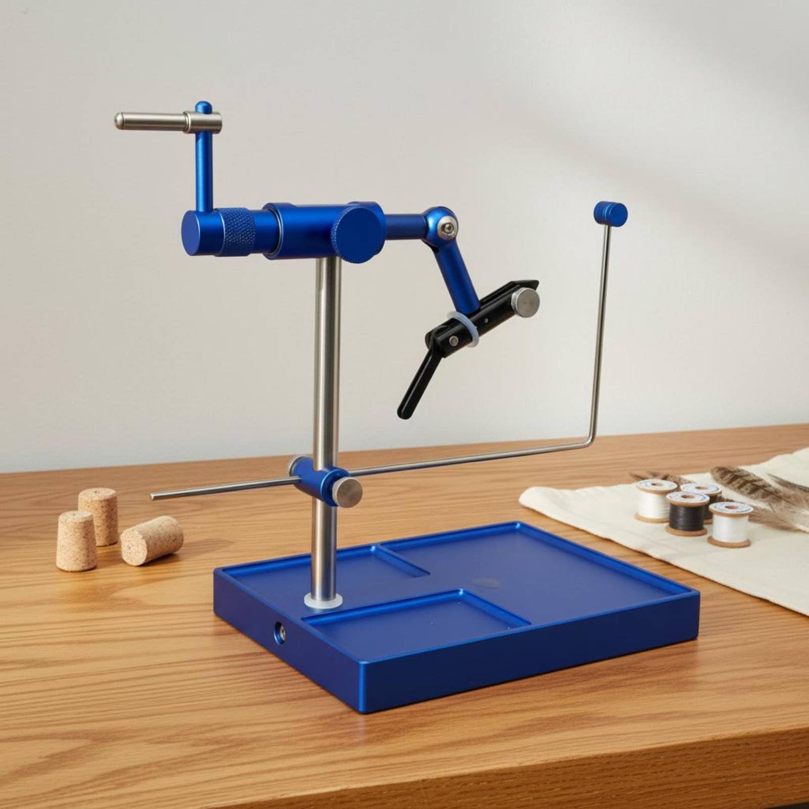 Pinza para Anzuelos de Pesca Dispositivo Rotatorio Estable Fácil Adaptación Herramienta Práctica Adecuada para Manualidades y Taller de Pesca