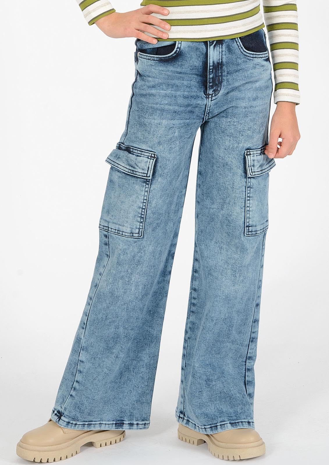 Blue Effect Mädchen Wide Leg Cargojeans Slim fit