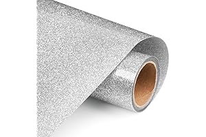 TransWonder Silver Glitter Heat Transfer Vinyl: Elevate Your DIY with Captivating Shimmer