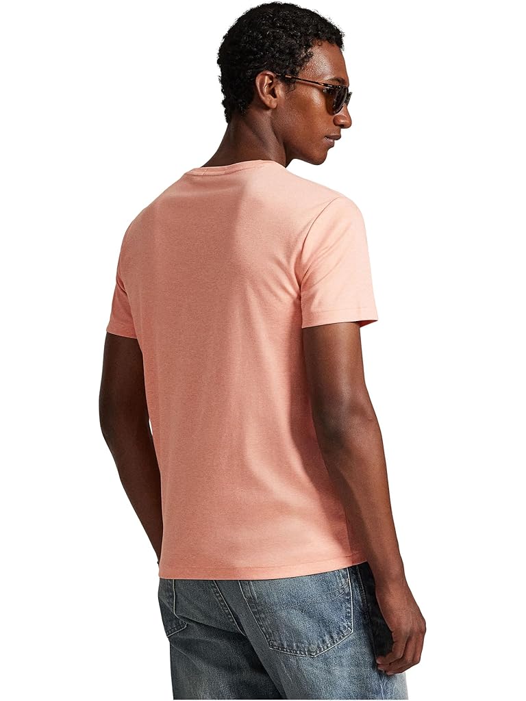 Orange Polo Ralph Lauren Custom Slim Fit Soft Cotton T-Shirt