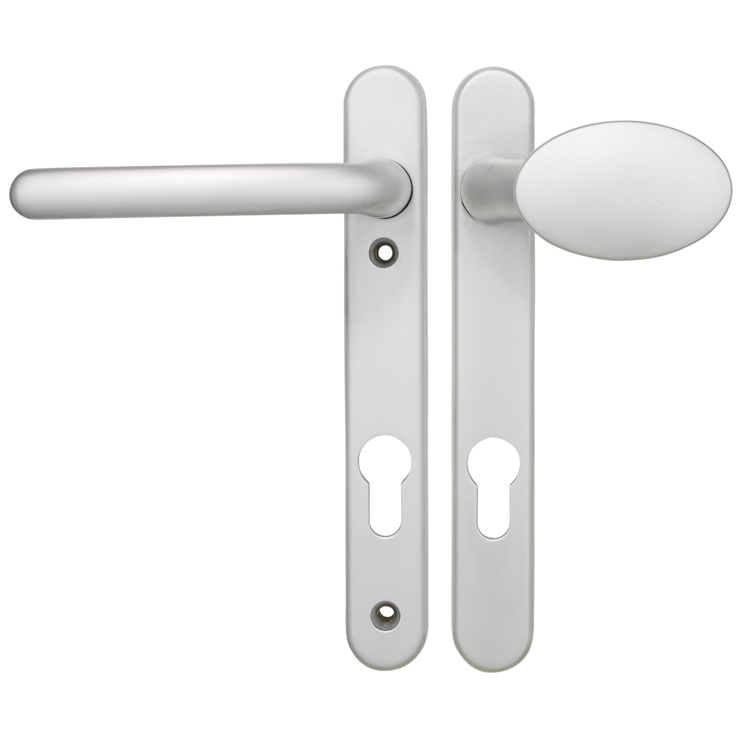 Fab & Fix Windsor Centres/Pz: 92Mm Screw Centres: 123Mm Backplate: 205Mm X 26Mm - Silver