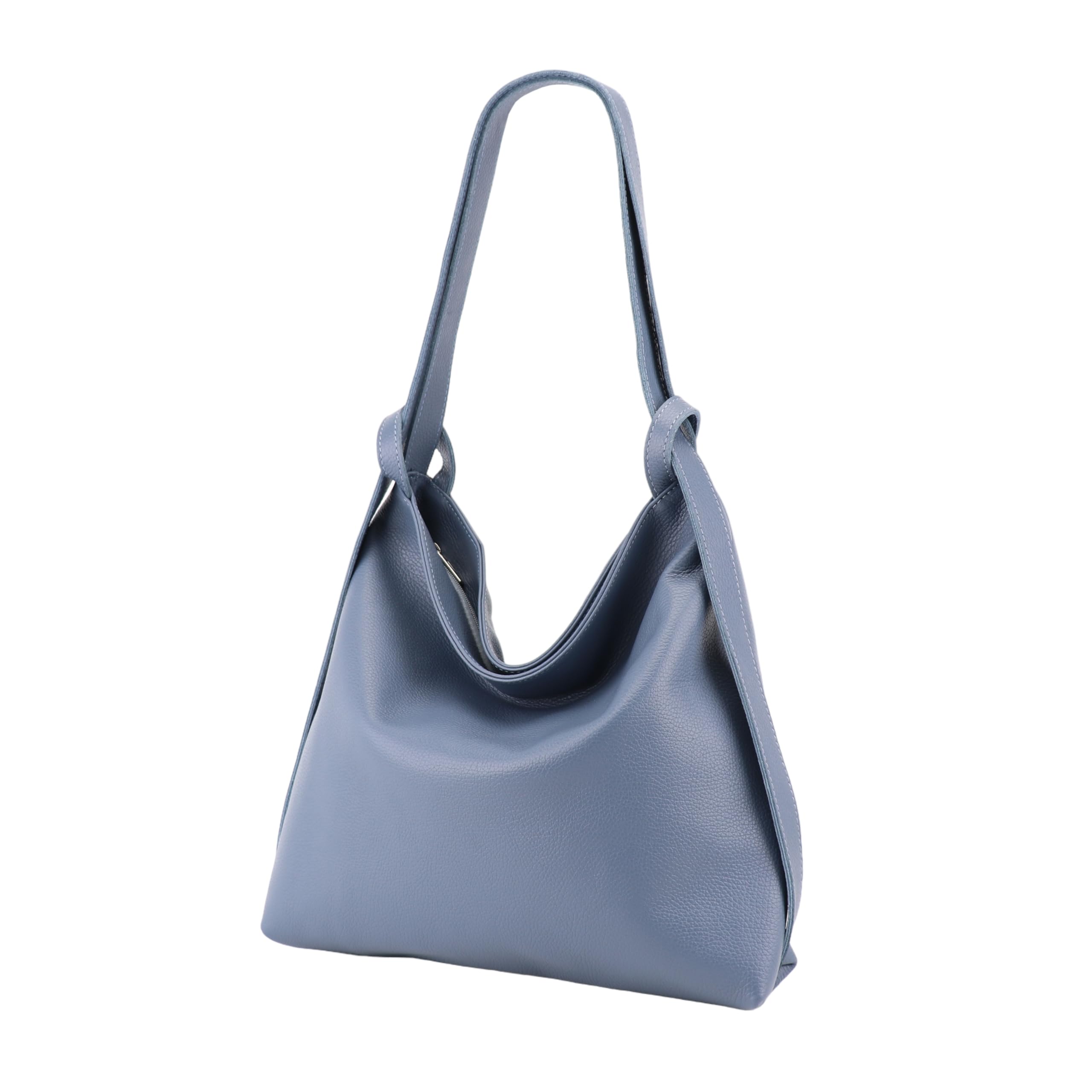 SH Leder Zaino 2 in 1 da donna DayPack in vera pelle grana (larghezza 37 cm x altezza 35 cm) Rica G699