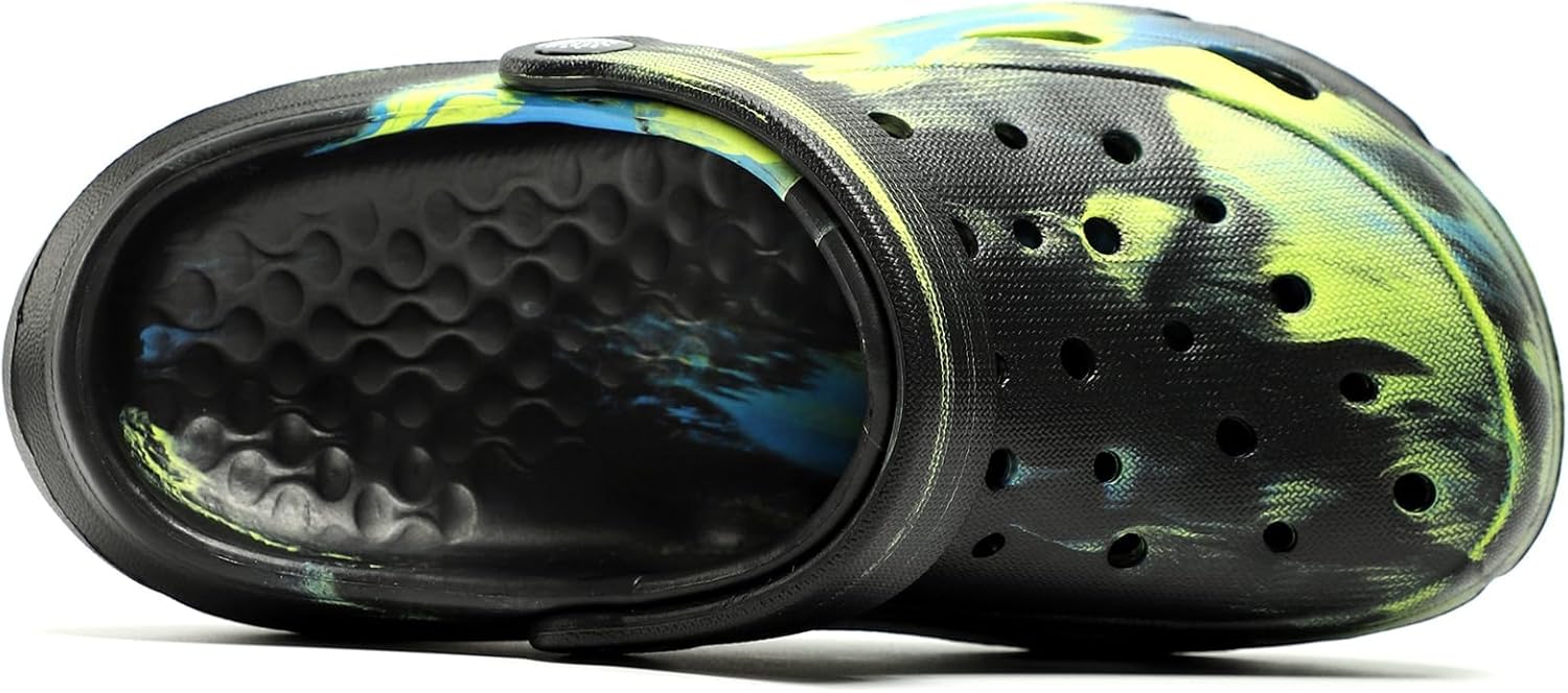 Kids Classic Camo Garden Clogs for Boys Girls Lightweight Adjustable Water Sandals with Non-Slip Sole, Quick-Dry Design for Little and Big Kid - Image 4