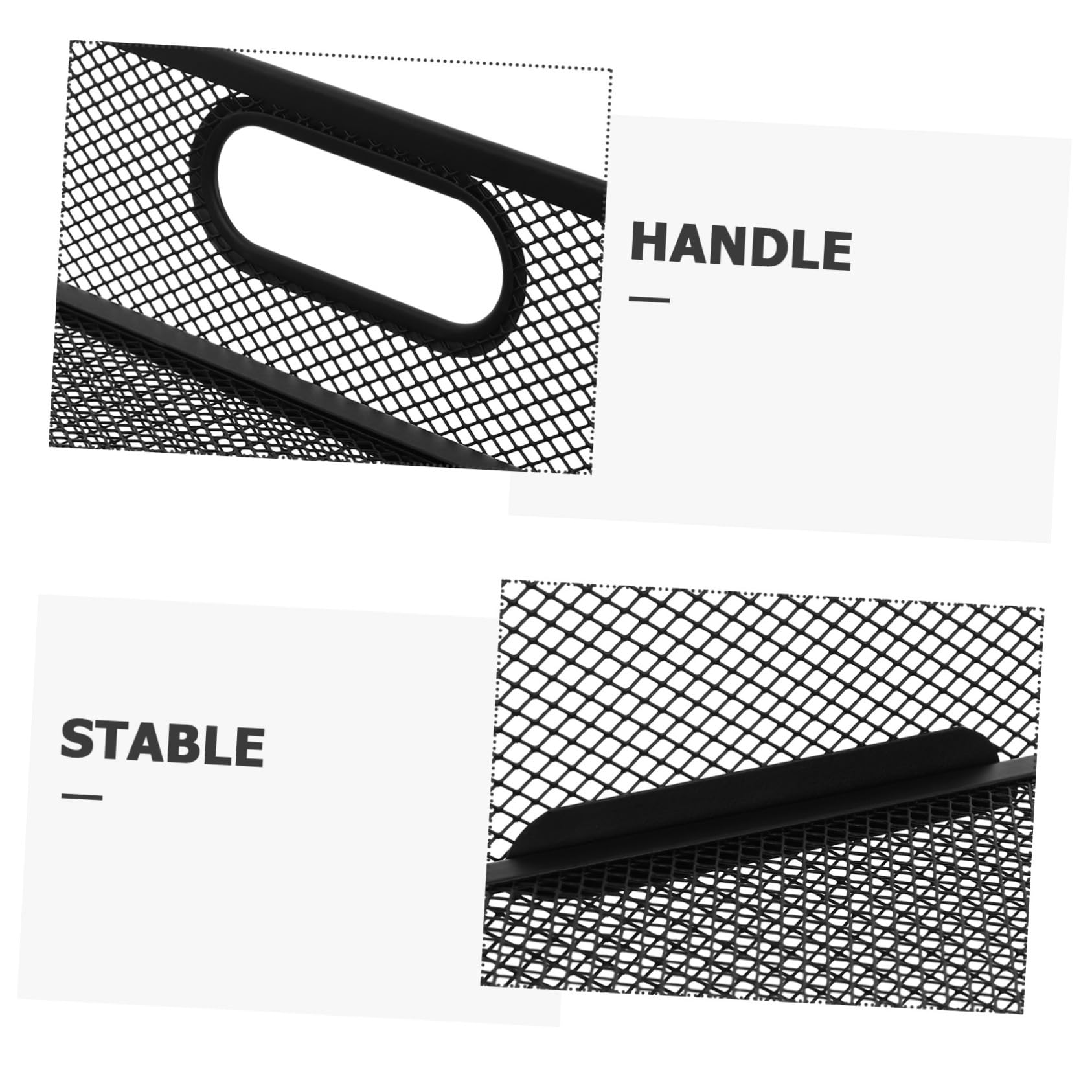 SEWACC 4stufe Stöckiger Papierorganizer für Schreibtisch Metall-dokumentenablage Aktenordner mit Griffen Schreibtischaccessoires Postablage für Theke Bücherregal für Klassenraum