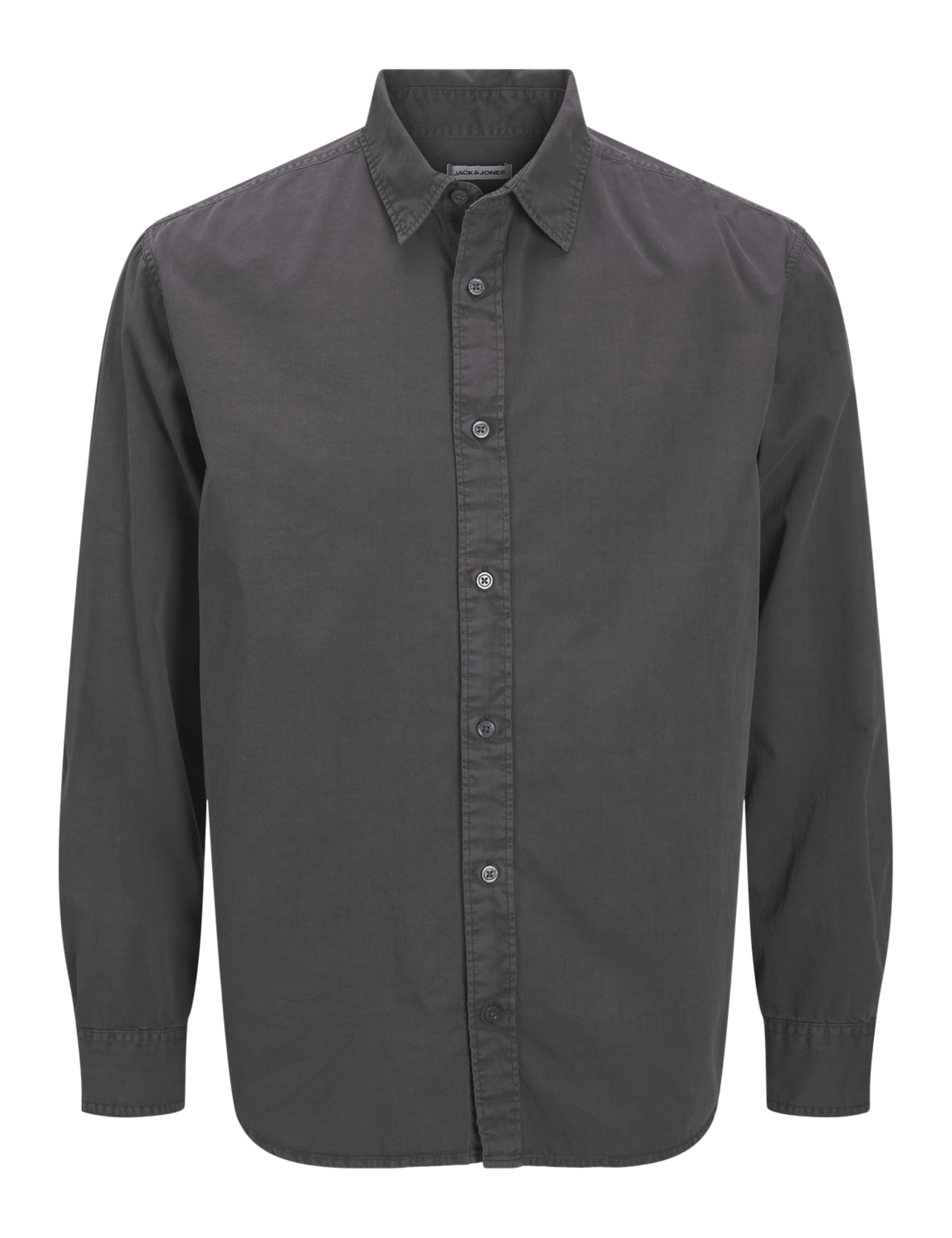 JACK & JONES Jjecharge Faded Shirt Ls Noos, Black, M