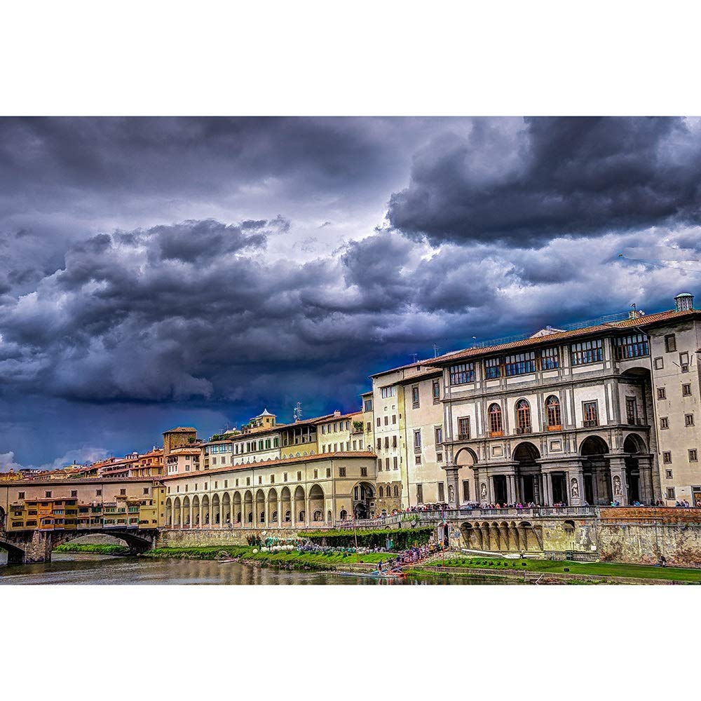 Ponte Vecchio In Florence Jigsaw Puzzles Adults Educational Toy For Kids Creative Games Entertainment, 1000 52x38CM — image 1