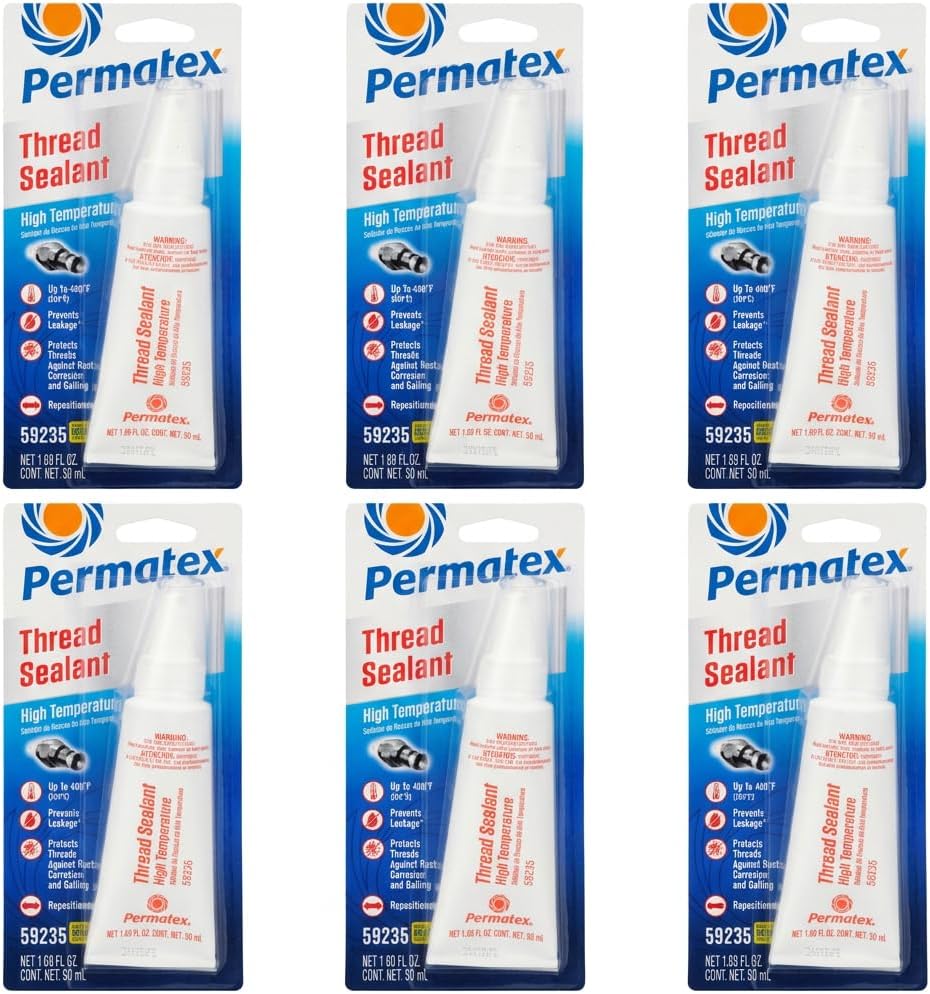 59235-6PK High Temperature Thread Sealant, 50 ml (Pack of 6)