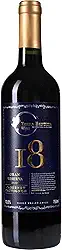 18, Vinho tinto, Cabernet Sauvignon, Reserva, Chileno, Viña de Aguirre, 750ml
