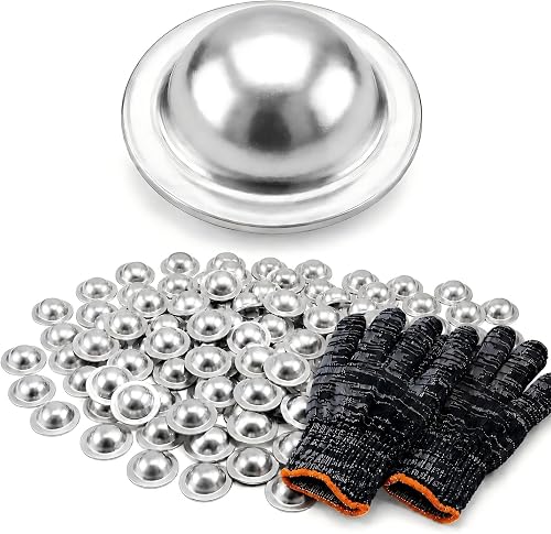 Stainless Steel Roofing Screw Caps for Roof Leak Repair, 100 Pcs