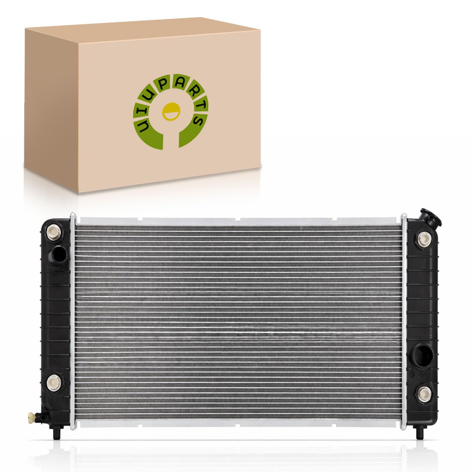 Engine Coolant Radiator with Transmission Oil Cooler Compatible with Chevy S10 4.3L 1994-1995,Blazer 4.3L 1995,GMC Sonoma 4.3L 1994-1995,Jimmy 4.3L 1995 Replace 52462547 52462548 52472184 GM3010228