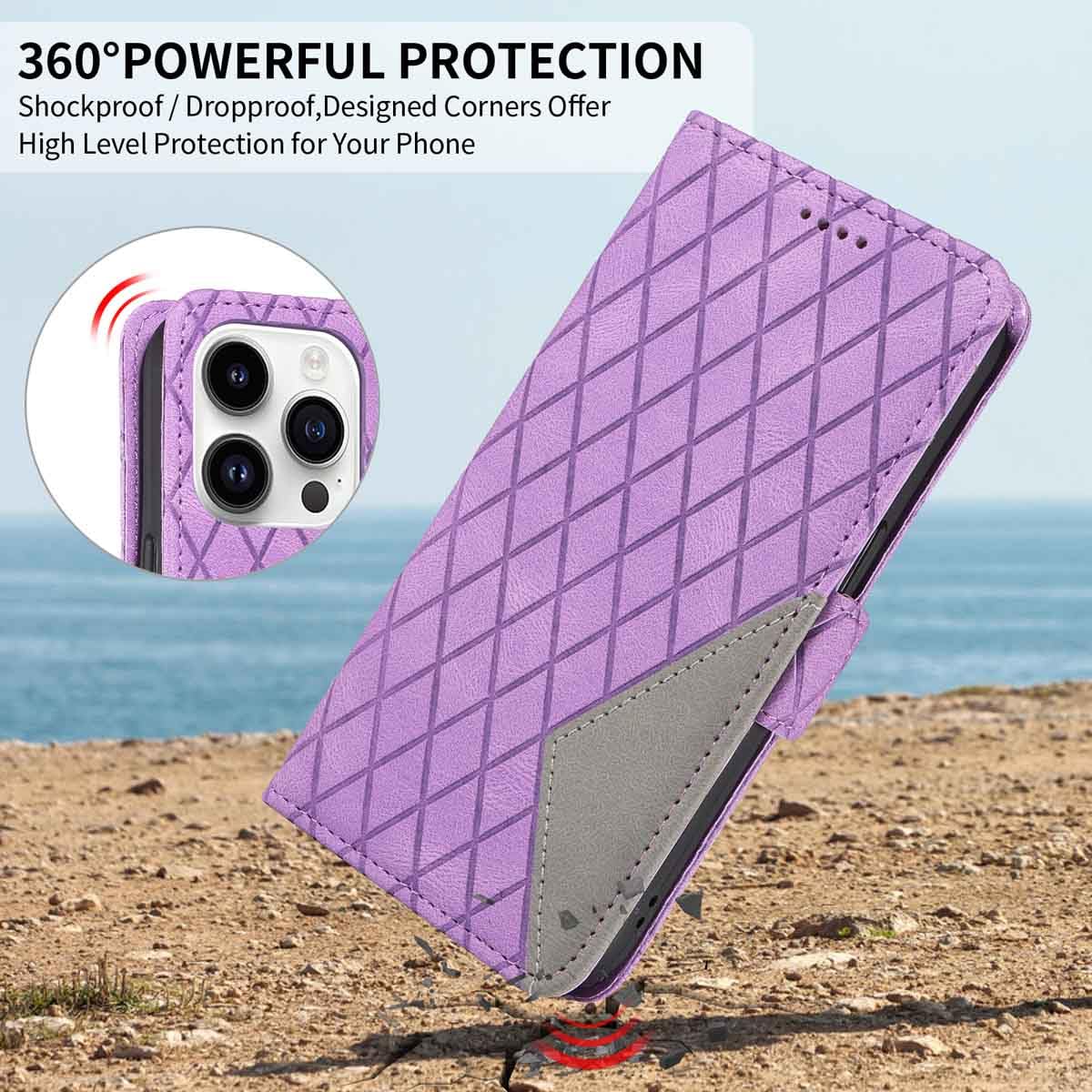 HAOYE Cover per Xiaomi Poco F5, Custodia Caso a Libro Antiurto in Pelle