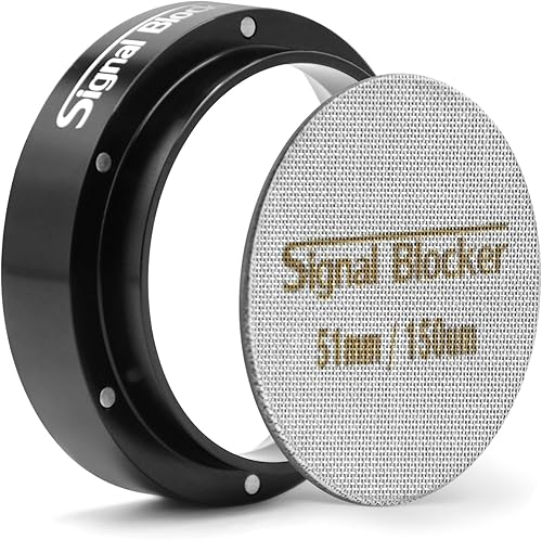 Embudo dosificador de espresso de 2.008 in y pantalla de disco de 2.008 in para Breville anillo dosificador de café magnético de metal de aluminio -