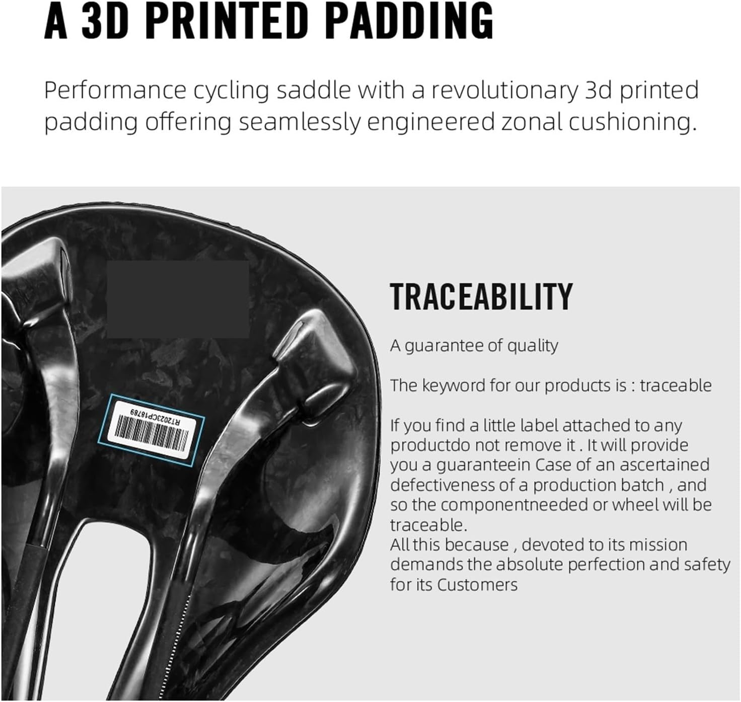 Carbon 3D Printed Bike Saddle 140mm Ultralight Cushion for Road MTB Racing Bicycle Seat Parts & Cycling Accessories