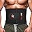 Viyafit Waist Trimmer Belt, Premium Waist Trainer for Women & Men Weight Loss Red