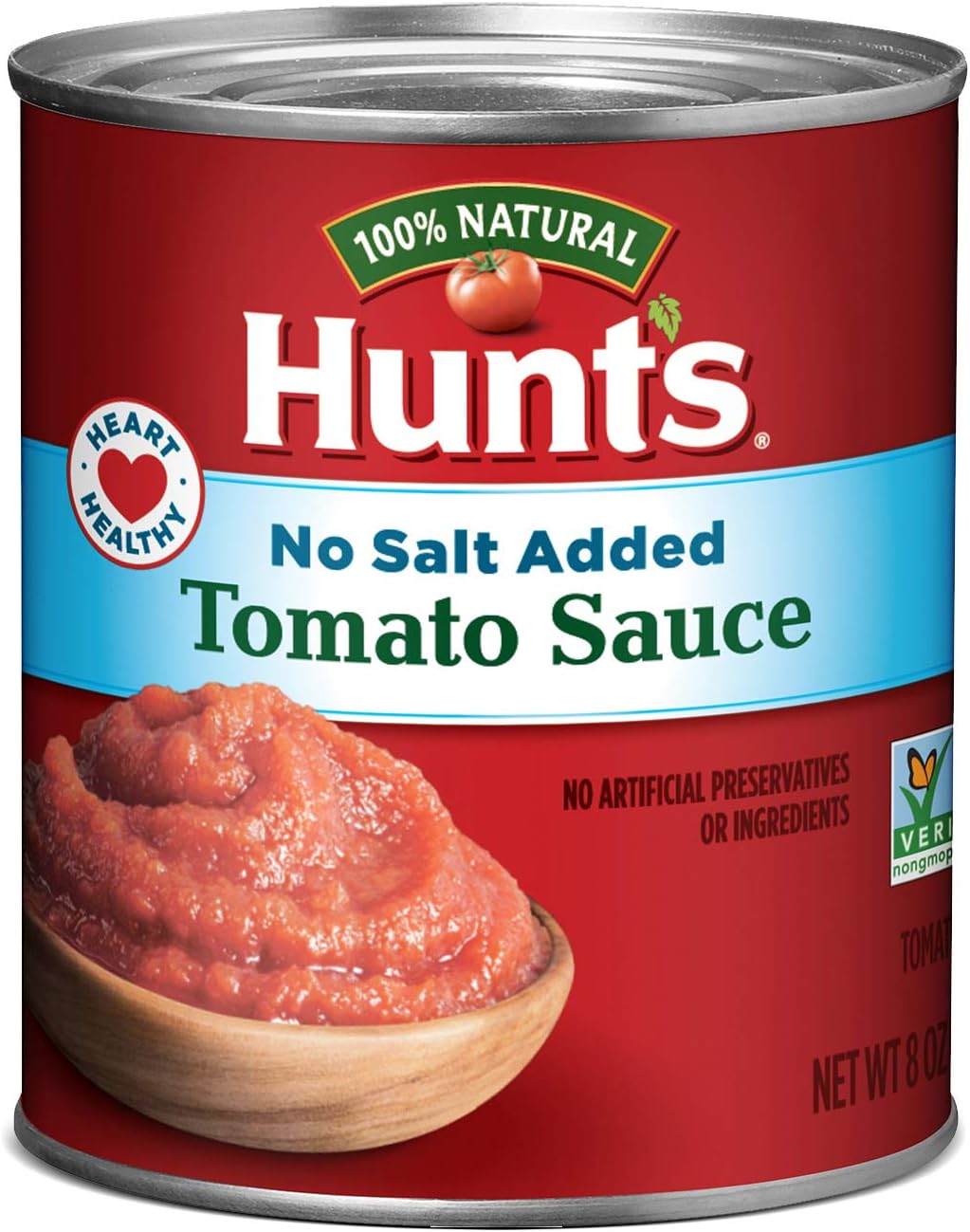 Tomato Sauce No Salt Added, Keto Friendly, 8 oz