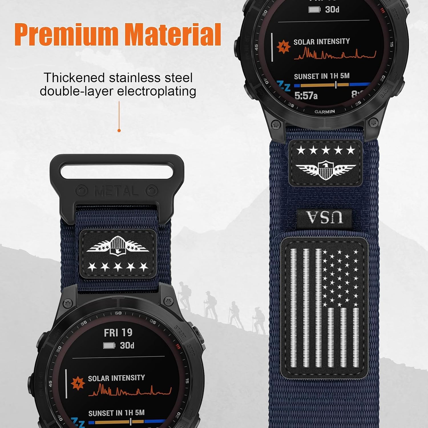 26mm Watch Bands for Garmin Fenix 9/8 51mm/7X/6X/5X image 4