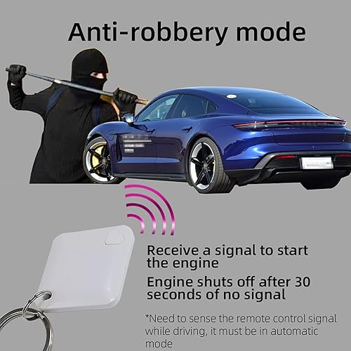 Miniatura 3 de CHADWICK Sistema de alarma antirrobo para inmovilizador de automóvil, bloqueo inalámbrico del motor M506, dispositivo antirrobo automático,