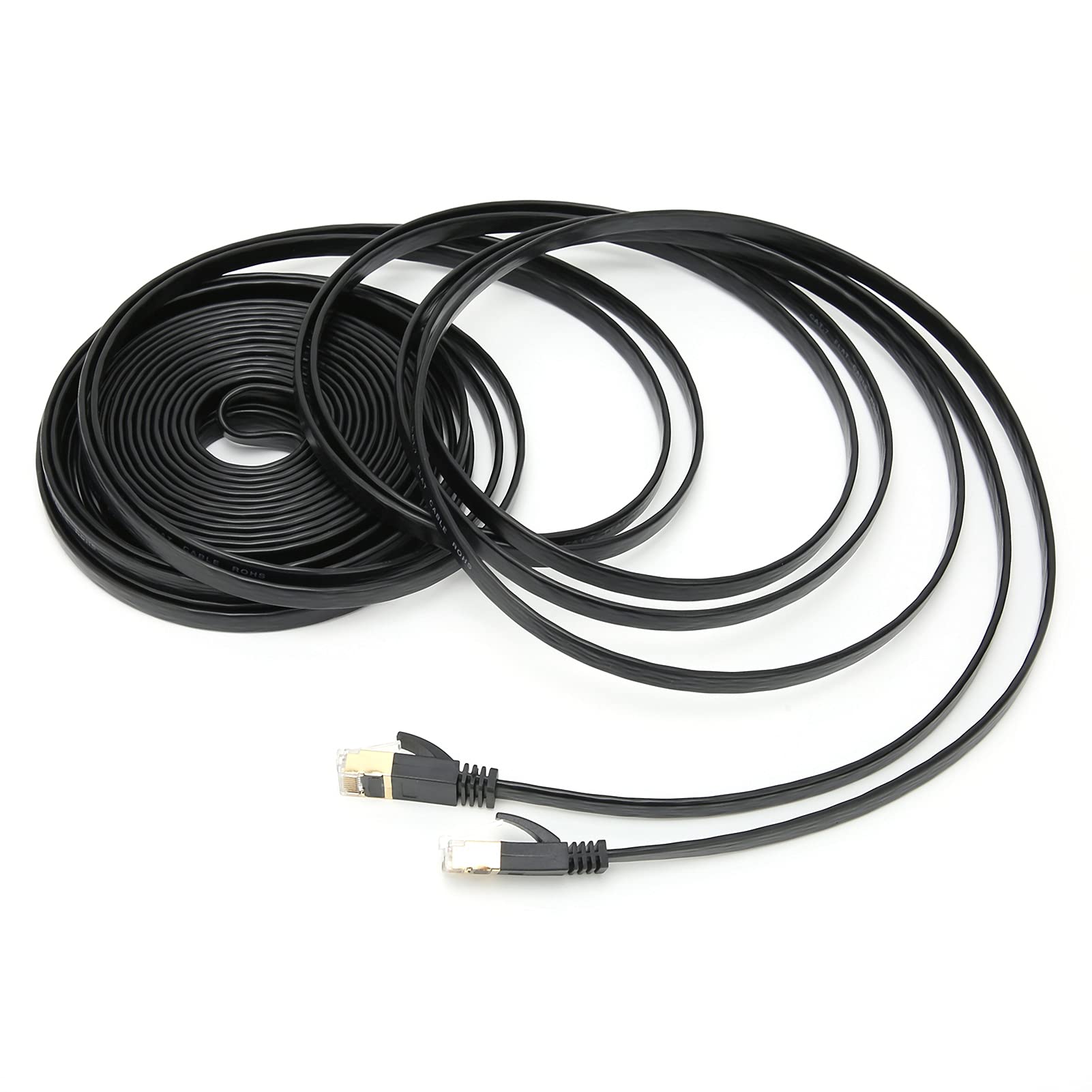 ViaGasaFamido Cavo Ethernet CAT7, Cavo LAN Ad Alta velocità da 10 Gbps per Carichi Pesanti, Connettore RJ45 Placcato Oro da 600 Mhz per Giochi su Router (#8)
