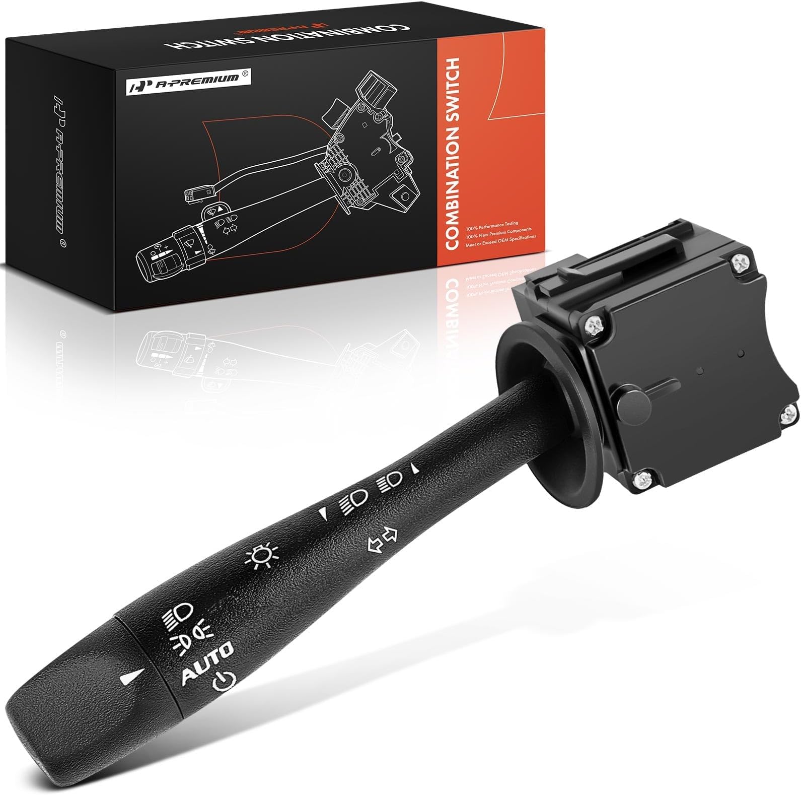 A-Premium Turn Signal Switch Replacement for Chevy Malibu 2004-2012 Pontiac G6 2005-2010 Saturn Aura 2007-2009 Headlamp Dimmer Switch Blinker Lever