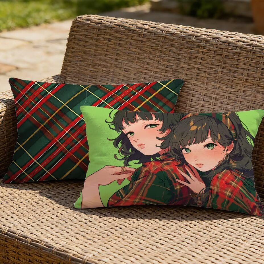 Housse de Coussin de Jardin 70x90 Résistante aux UV et Pluies d'Été