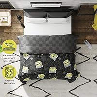 Vista 4 de Collectibles Bob Esponja Pantalones Cuadrados Ropa de Cama Edredón Reversible de Microfibra Súper Suave y Cómodo, Queen