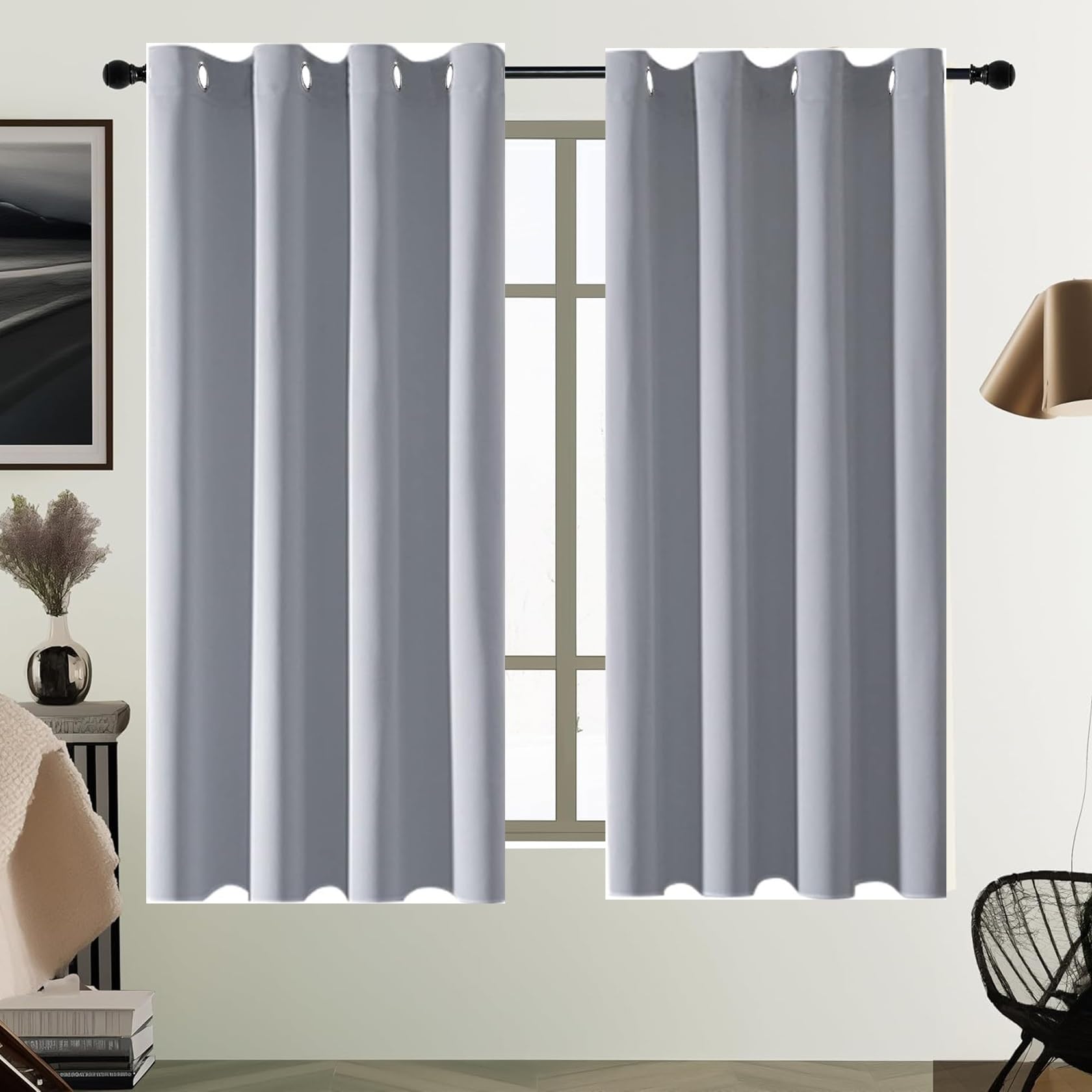Rideau occultant thermiques pour une chambre au calme