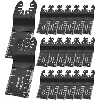 20-Piece Multitool Saw Blades Set Multi Tool Wood Plastic Metal Accessories Oscillating Saw Blades Multifunctional Tool