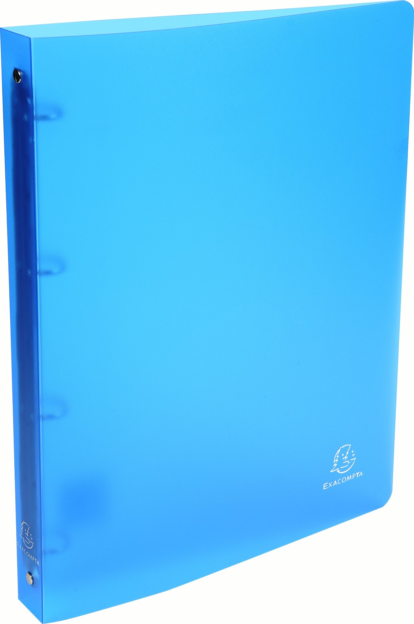 Exacompta, Ref. 514699E, 1 Semi-rigid translucent PP binder, 4 round rings, diameter 20 mm, Spine 30 mm - Image 2