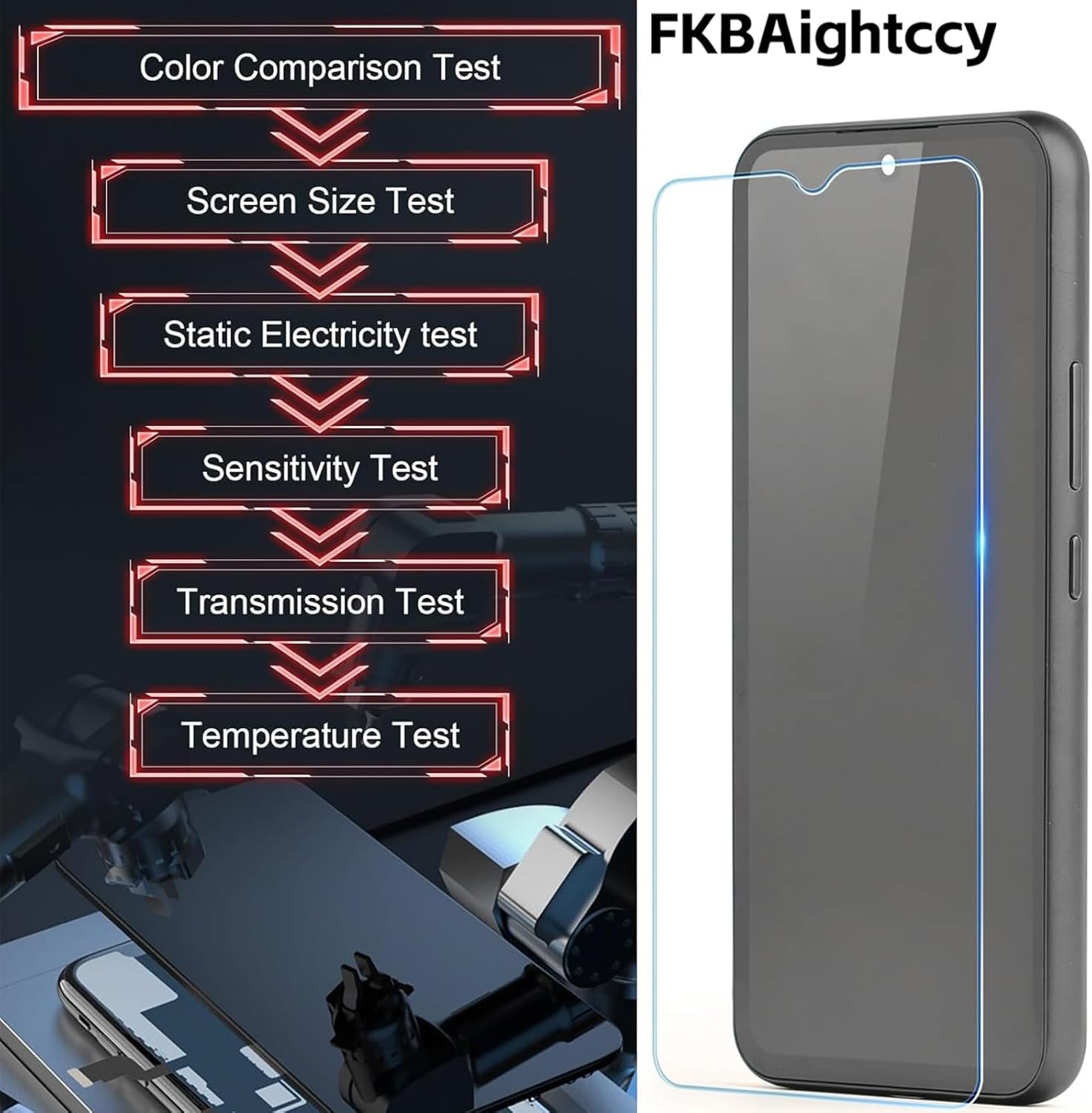 Accurate Fit LCD Full Assembly with Installation Tools for A54 Phone Repair