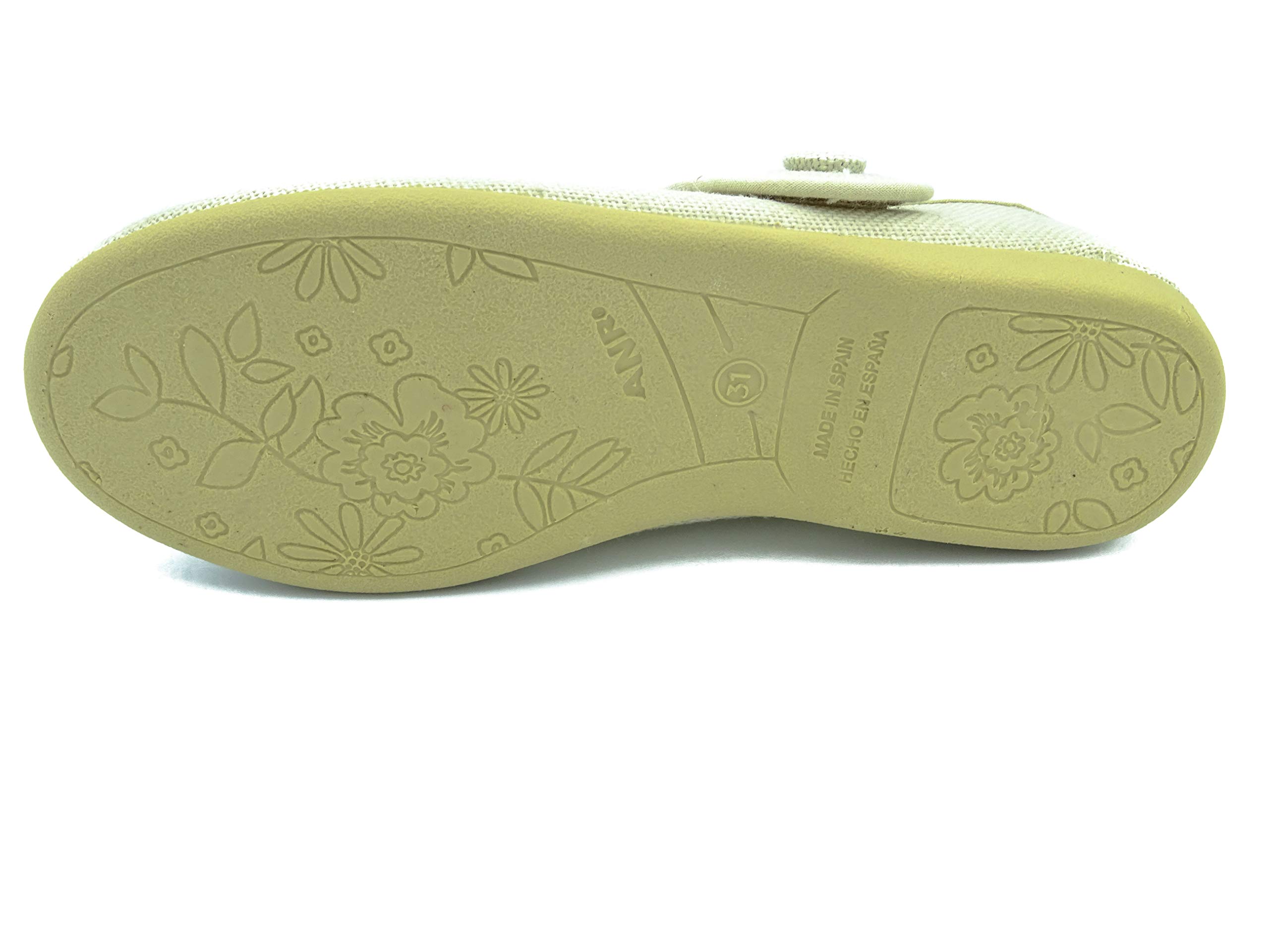 Mercedita de Lino para Niña Color Hielo