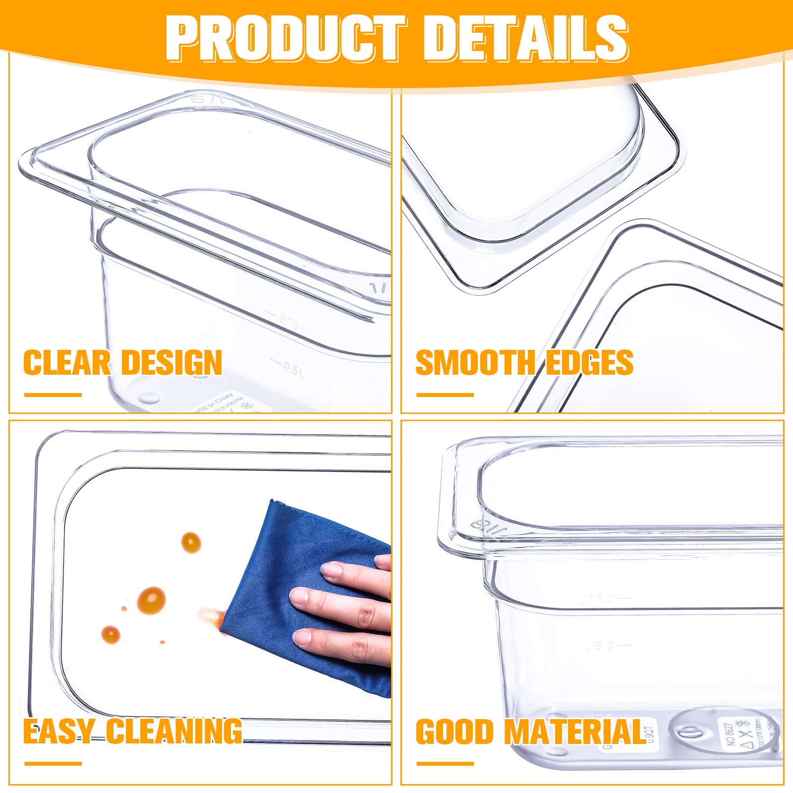 Mumufy Commercial Food Pans