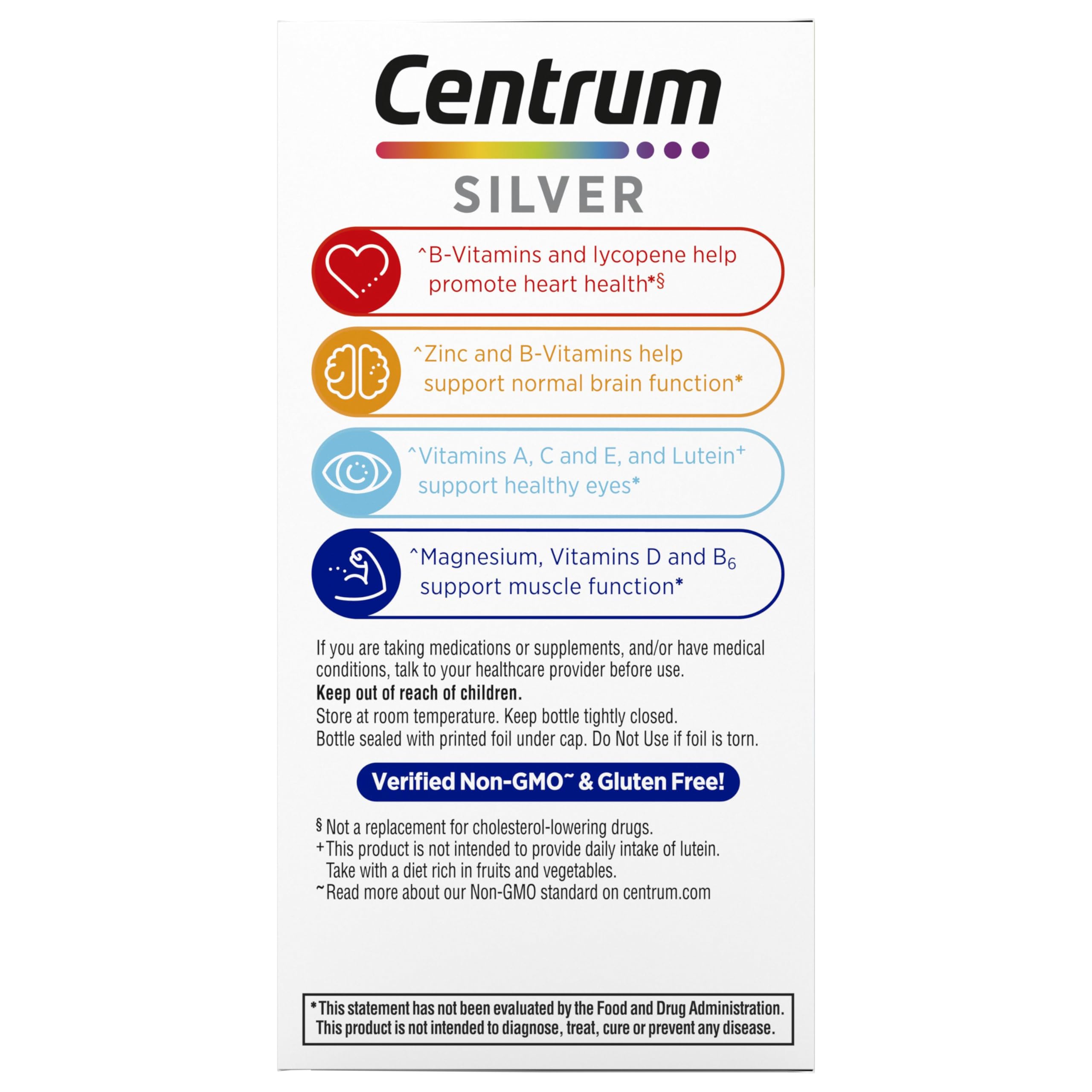 Centrum Silver Men's Multivitamin for Men 50 and Over, 100 Tablets — Amazon image 13