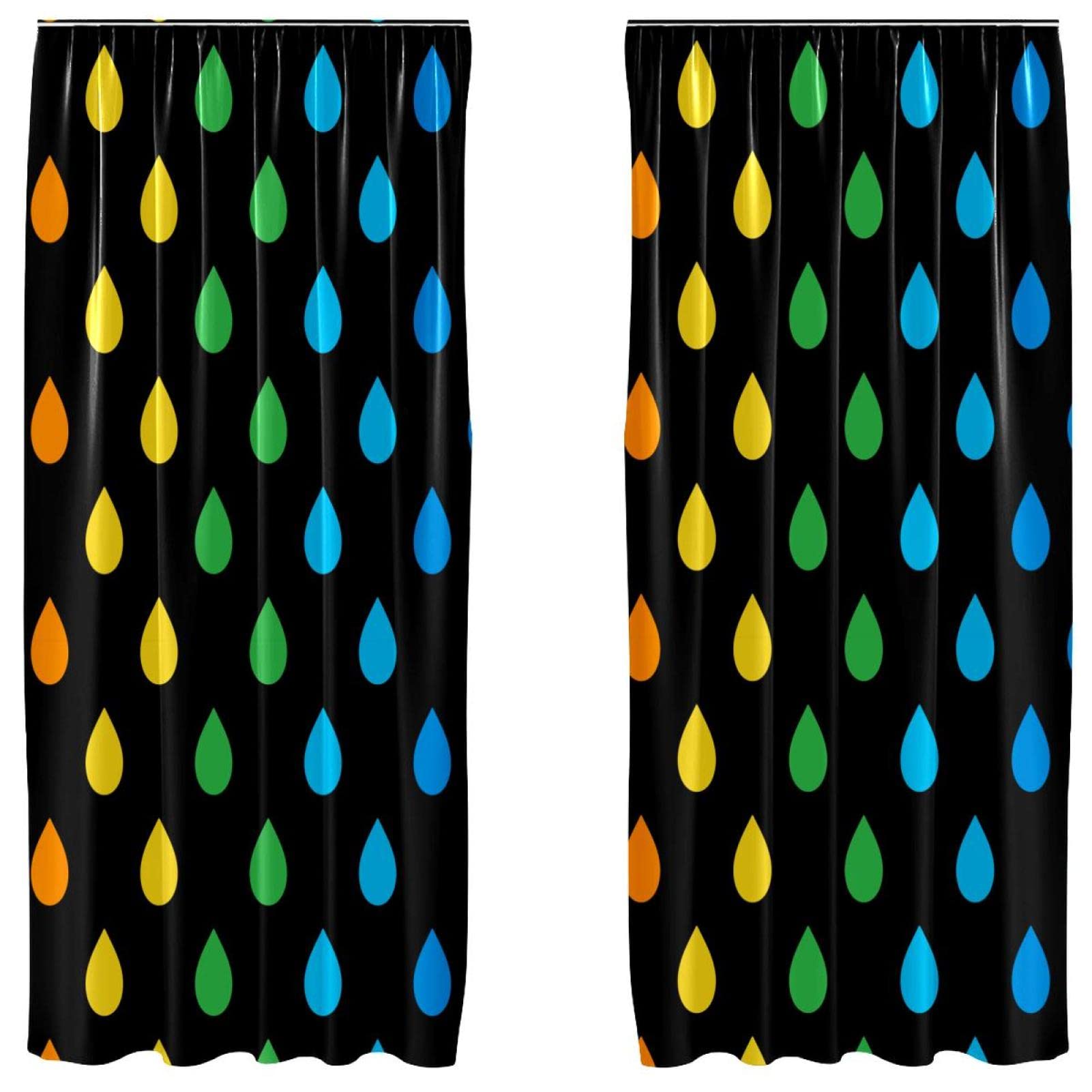 Cortinas opacas de gotas infantiles para crear el dormitorio ideal de tus hijos