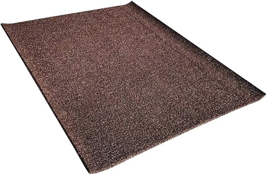 VinLoop Vinyl Pool, Bathroom, Locker Room, Shower, Spaghetti Mat by MattingExperts Drains Water, Comfortable Looped Mat 3x2, Brown
