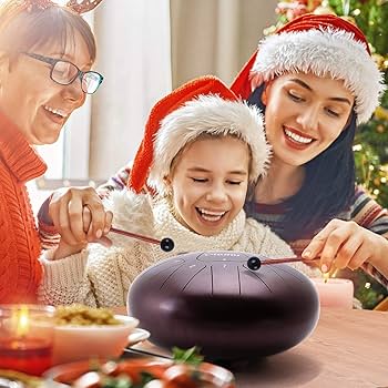 Amazon | Ohuhu スリットドラム 打楽器 10インチ 11音 Dメジャー