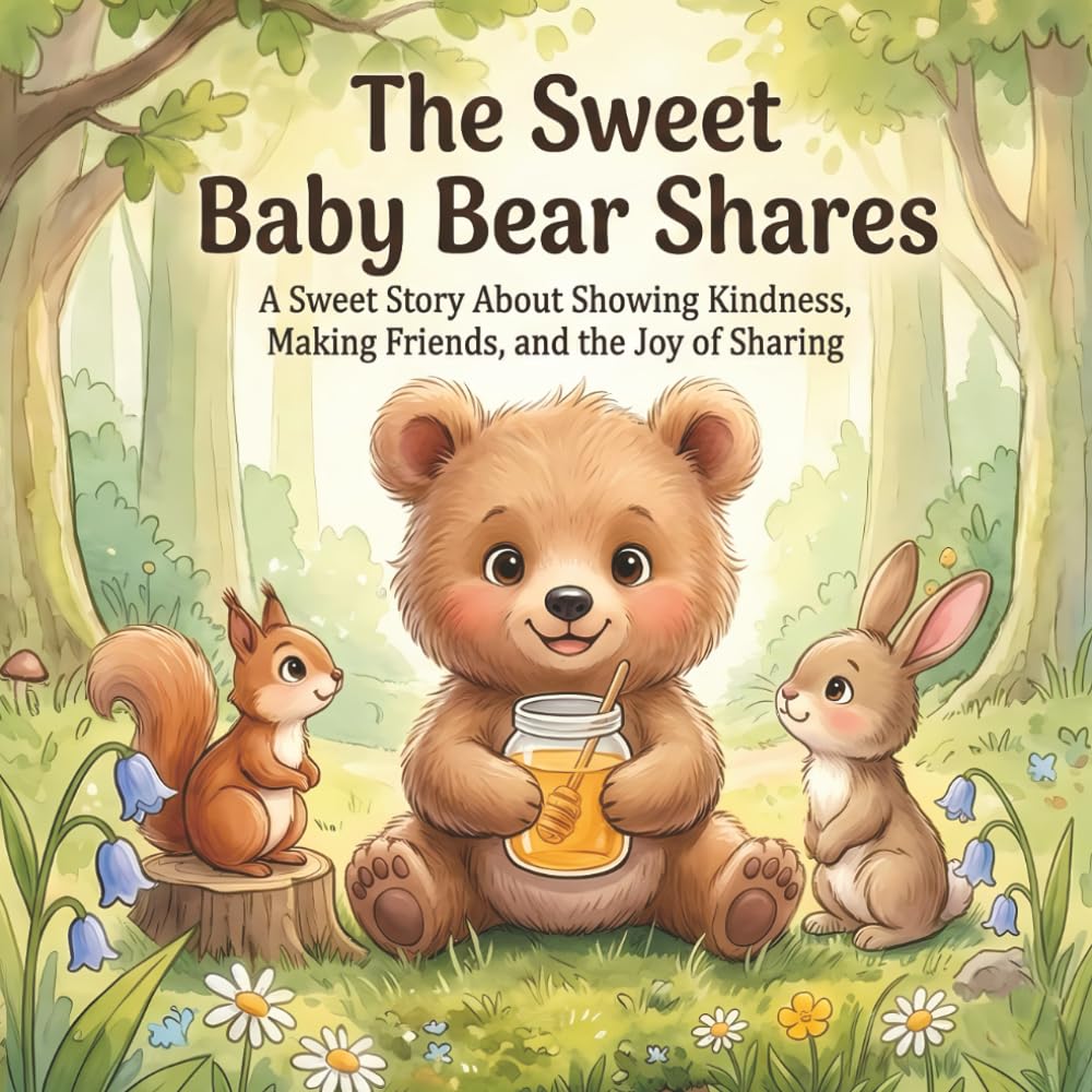 The Sweet Baby Bear Shares: A Sweet Story About Showing Kindness, Making Friends, and the Joy of Sharing (Wildwood Wisdom Tales)
