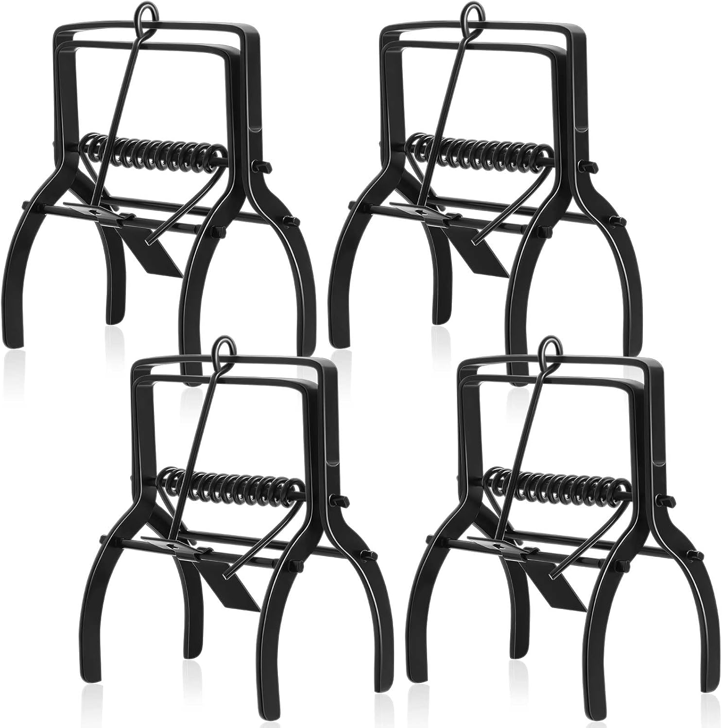 SiliFine 4 Pcs Mole Traps Vole Mole Traps Galvanized Steel