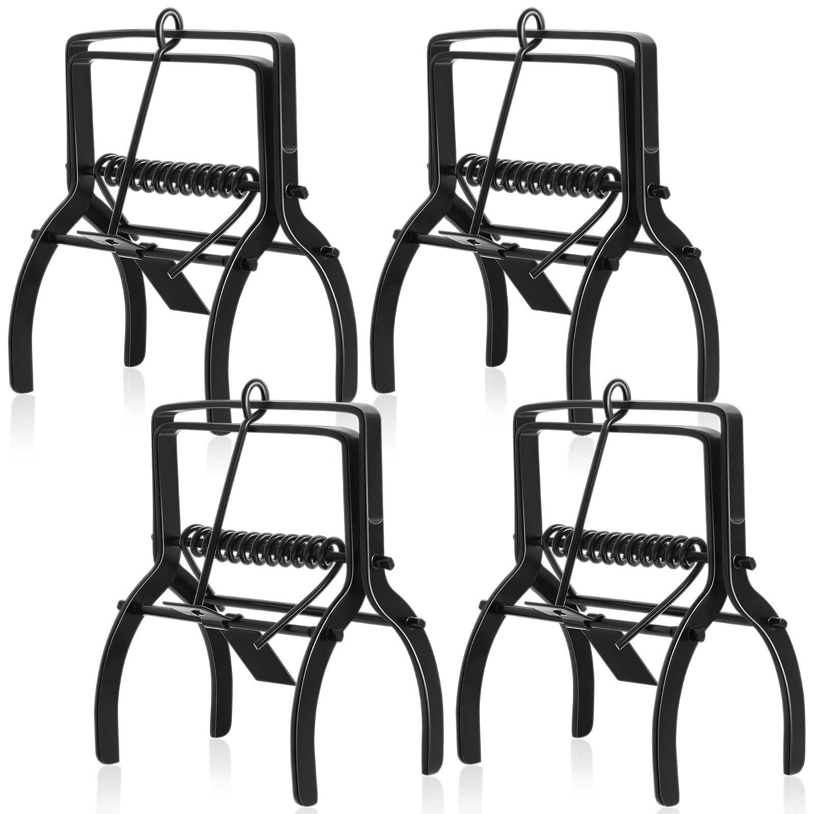 SiliFine 4 Pcs Mole Traps Vole Mole Traps Galvanized Steel