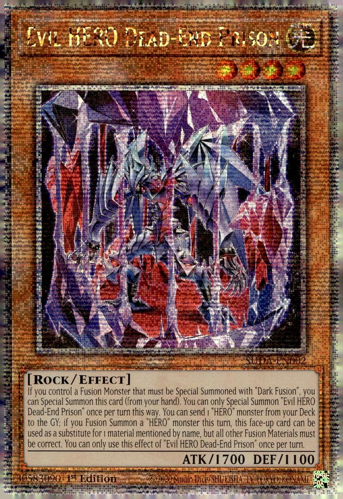 Amazon.com: Evil Hero Dead-End Prison (Quarter Century Secret Rare