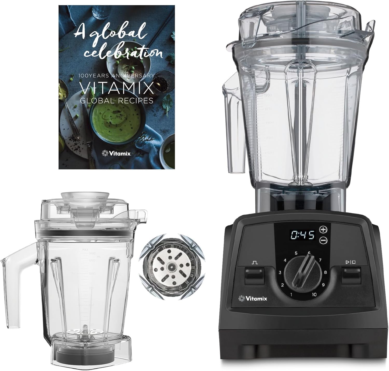 Amazon | 【公式】Vitamix V1200i ブラック ミキサー 1.4L