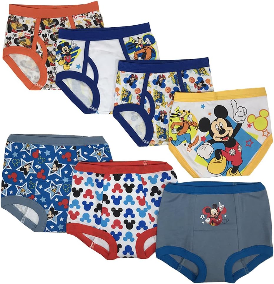 boys Mickey Mouse Potty Training Pants and Starter Kit With Stickers & Tracking Chart